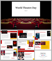 Attractive World Theatre Day PowerPoint And Google Slides