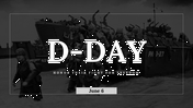 D Day PowerPoint Presentation and Google Slides Themes