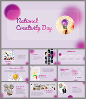 National Creativity Day PowerPoint and Google Slides Themes