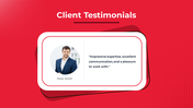 Client Testimonial PowerPoint and Google Slides Template