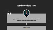 Testimonial PowerPoint Presentation and Google Slides Theme