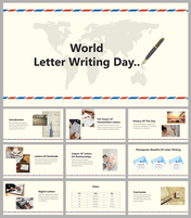 World Letter Writing Day PPT And Google Slides Themes