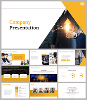 Creative Company Presentation And Google Slides Template