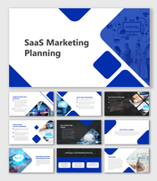 SaaS Marketing Planning PPT And Google Slides Templates