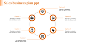 Awesome Sales Business Plan PPT Slide For Presentation