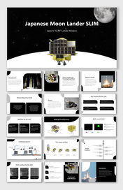 Best Japanese Moon Lander SLIM PPT And Google Slides