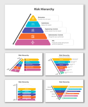 Editable Risk Hierarchy PowerPoint And Google Slides Themes