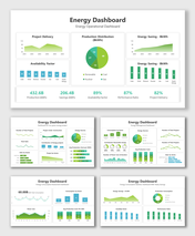 Editable Energy Dashboard PPT And Google Slides Themes