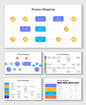 Editable Process Mapping PPT And Google Slides Templates