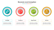 Creative Keynote SWOT Template For presentation slide