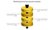 Comprehensive Marketing Funnel PPT Template for Strategy