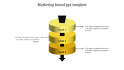 Innovative Marketing Funnel PPT Template for Presentations