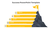 Editable Success PPT And Google Slides With Yellow Color