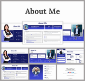 Creative About Me PowerPoint and Google Slides Templates