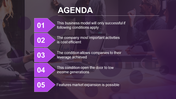 Versatile Agenda PowerPoint Slide Template for Meetings