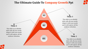 Classy Company Growth PPT slides with Three Nodes