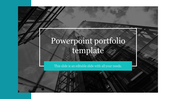 PowerPoint Portfolio Template for Professional Showcase