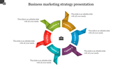 Amazing Business Marketing Strategy Template - Six Nodes