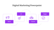 Social Media Digital Marketing PowerPoint template and Google slides