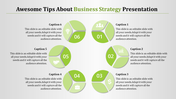  Engaging Business Strategy PPT Template - Hexagon Model