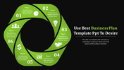 Best Business Plan Template PPT and Google Slides-Six Node