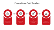 Red Color Process PowerPoint And Google Slides Template