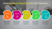 Creative Research PowerPoint Templates Design-Five Node