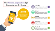 Elegant Mobile Application PPT Presentation and Google Slides