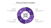 Glorious Circle PowerPoint Template Presentation Slides