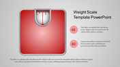 Scale Template PowerPoint for Comparative Data Analysis