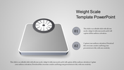 Precise Scale Template PowerPoint for Data Measurement