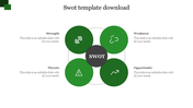 Buy the Best SWOT Template Download PPT Slide Themes