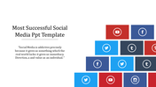 Stunning Social media PPT template presentation slides