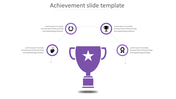 Achievement Slide Template for Celebrating Milestones