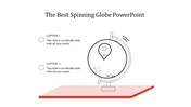 Spinning Globe PowerPoint Template and Google Slides Themes