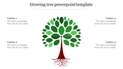 Growing Tree PowerPoint Template and Google Slides Themes