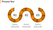 Best Process Flow PPT Template - Serpentine Model