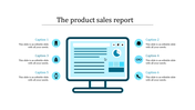 Simple Sales Report Template Presentations Designs