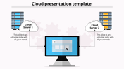 Cloud PowerPoint Presentation Template  And Google Slides  