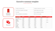 Superb and  Executive Summary Template For PPT Slides