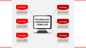 Technology PowerPoint Templates - Red Color Model