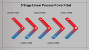 Five Nodded Process PowerPoint Template Presentation