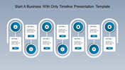 Comprehensive Timeline Template PPT for Project Planning