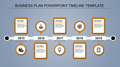 PowerPoint Timeline Template for Organized Projects