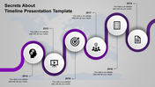 Affordable Timeline PowerPoint Templates Design-Six Node