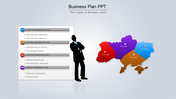 Ukraine Business Plan PPT Template and Google Slides