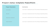 Project Status PowerPoint Template and Google Slides