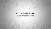 Polygonal Line Background PPT Template & Google Slides