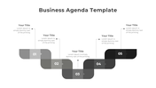 Innovative Business Agenda PPT And Google Slides Template