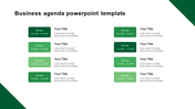 Our Predesigned Business Agenda PowerPoint Template Slides